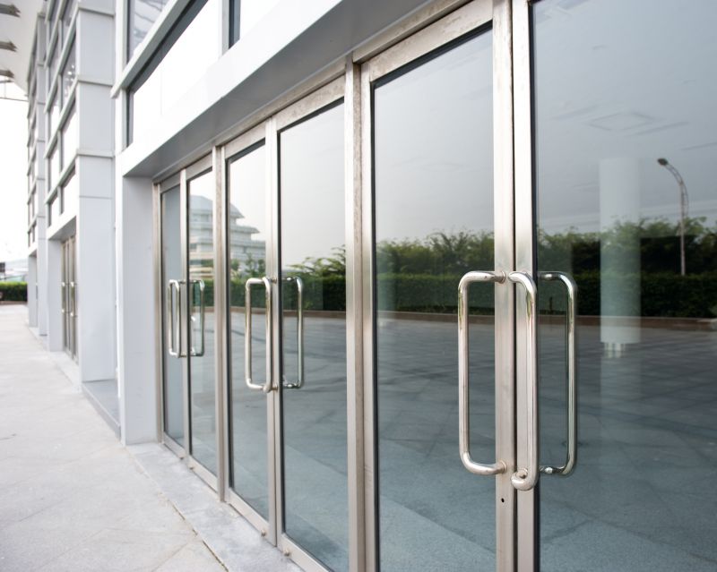 Completed Commercial Door Installation